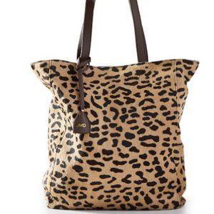 Mark & Graham Dakota Hide Spotted Leopard Tote Handbag – Brand New